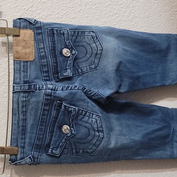 True Religion Faded Blue Skinny Jeans Sz. 10 - Picture 4 of 6